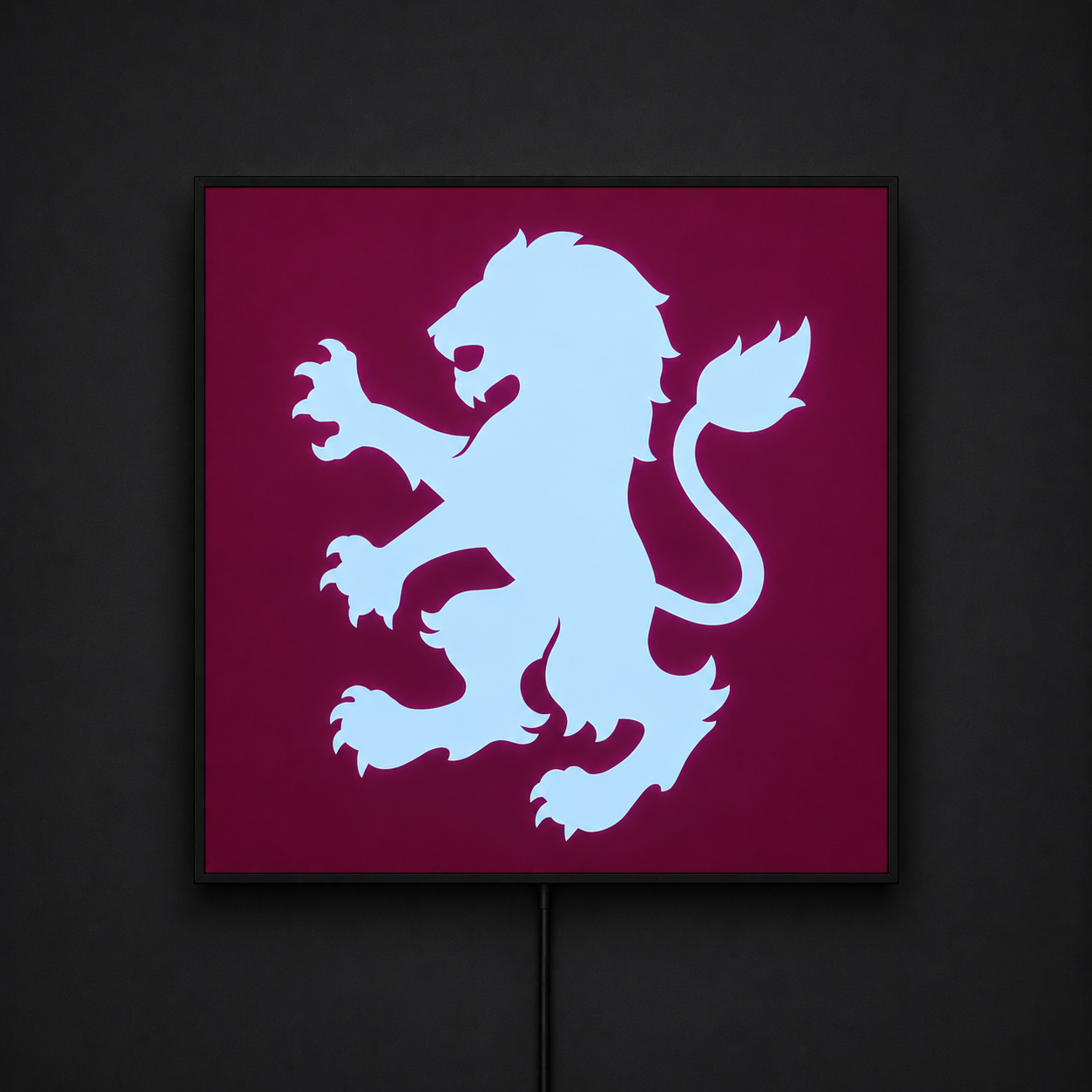 Aston Villa Inspired Light Box